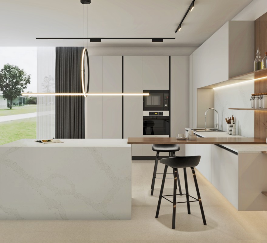 Calacatta ExI Benchtop - Modern Style