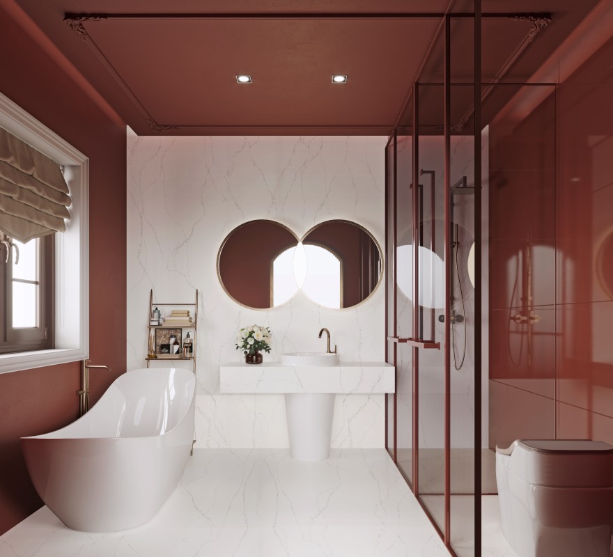 Calacatta ExII Bathroom